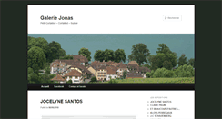 Desktop Screenshot of galeriejonas.ch